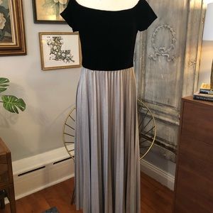 Donna Morgan Velvet Shimmer Cocktail Dress